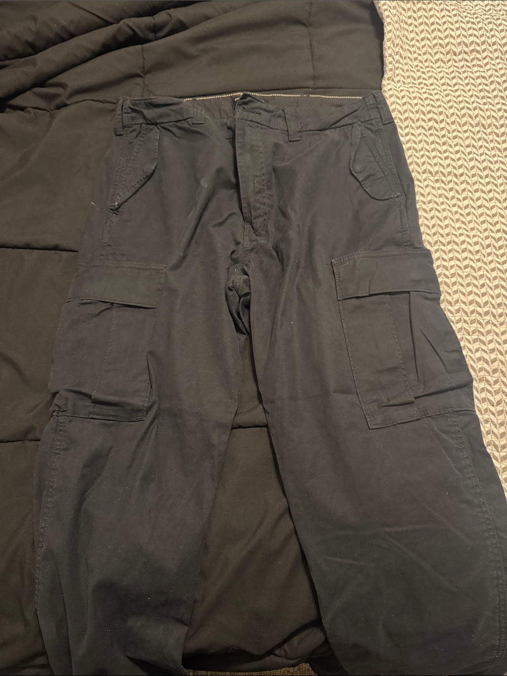 Banana Republic Blue Cargo Pants with Utility Pockets